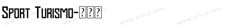 Sport Turismo字体转换